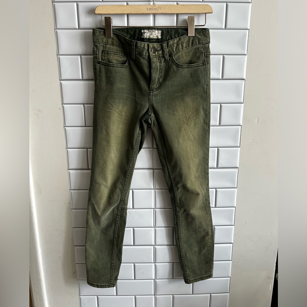 Free  People Women’s Jeans / Olive green/ Size 26 W